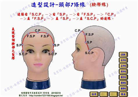 頭部七條基準線中 耳點與頸側點的連線是